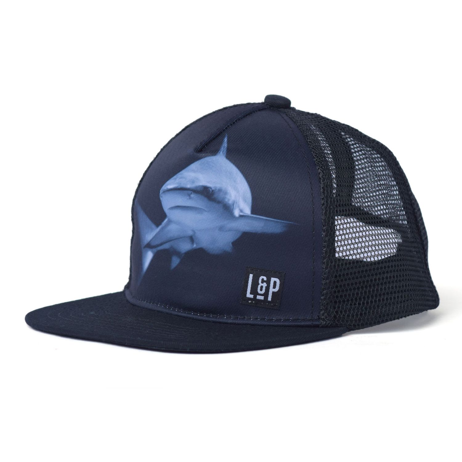 L&amp;P Snapback Cap Shark, Size: Baby 6-24M