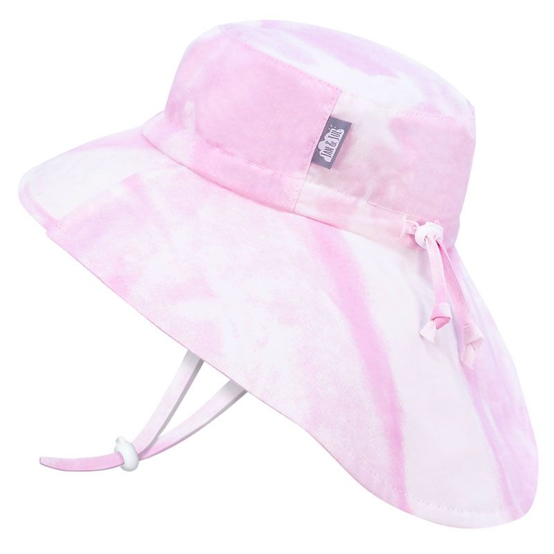 Jan &amp; Jul Cotton Adventure Hat- Pink Tie-Dye, Size: M