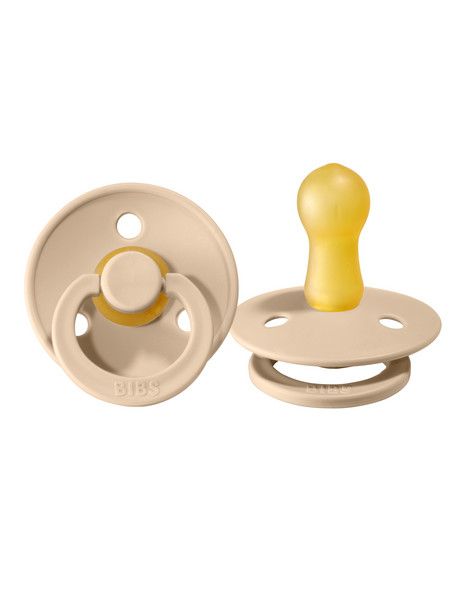 BIBS Pacifier Original 2pk- Vanilla, Size: 0-6M