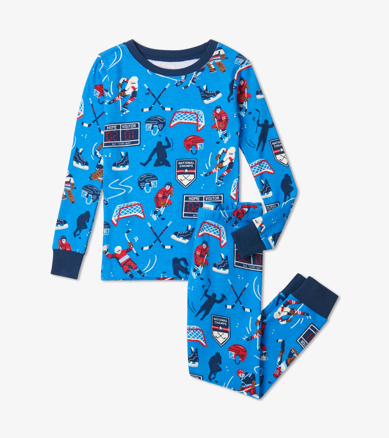 LBH Hockey Champs Kids Pajama Set, Size: 2