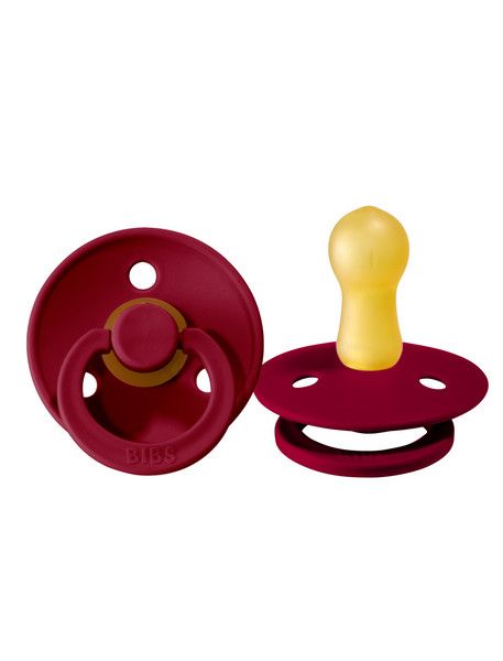 BIBS Pacifier Original 2pk- Ruby, Size: 0-6M