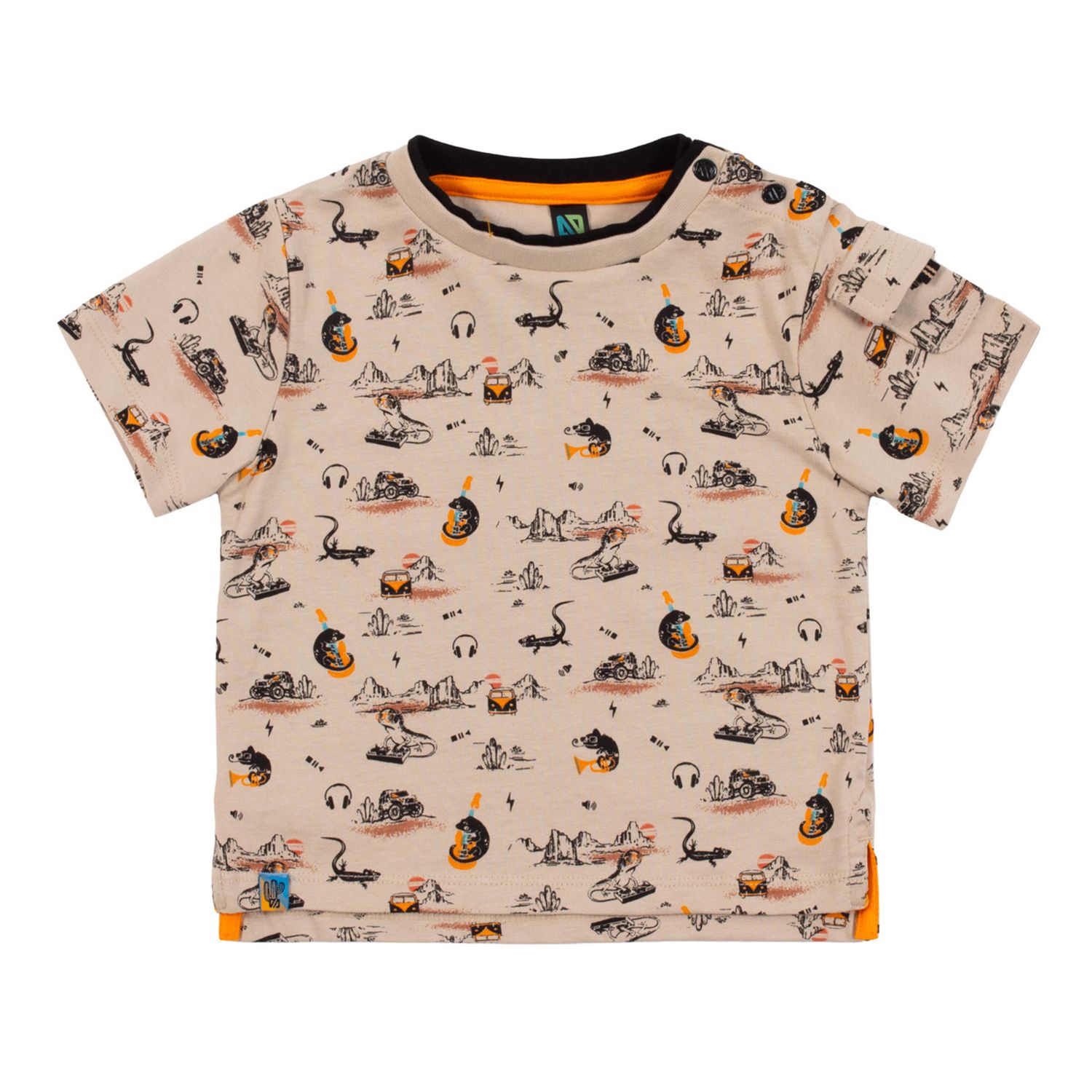 Nano Boys T-shirt- Dessert , Size: 2