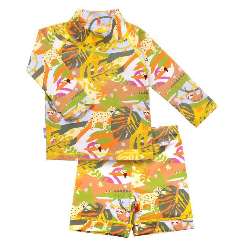 Jan &amp; Jul 2pc UV Suit- Jungle Friends 