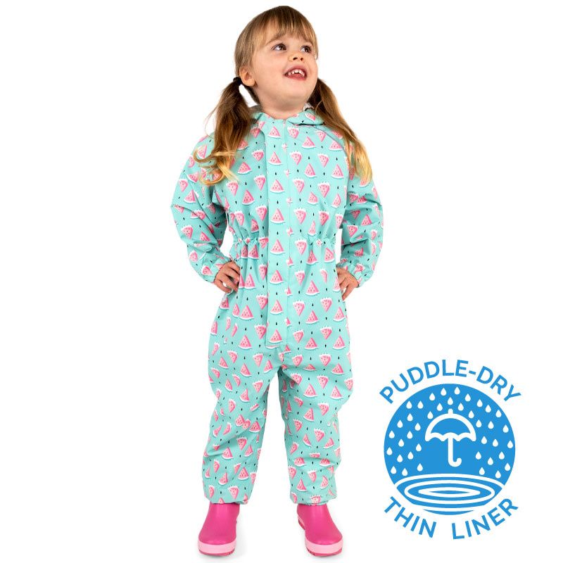 Jan &amp; Jul Puddle-Dry Play Suit- Watermelon 