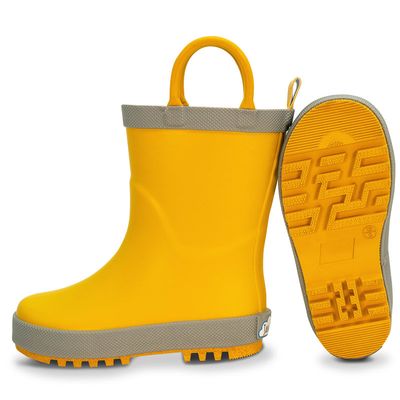 Jan &amp; Jul Puddle-Dry Rain Boots- Yellow