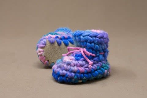 Padraig Cottage Slippers- Pink Multi
