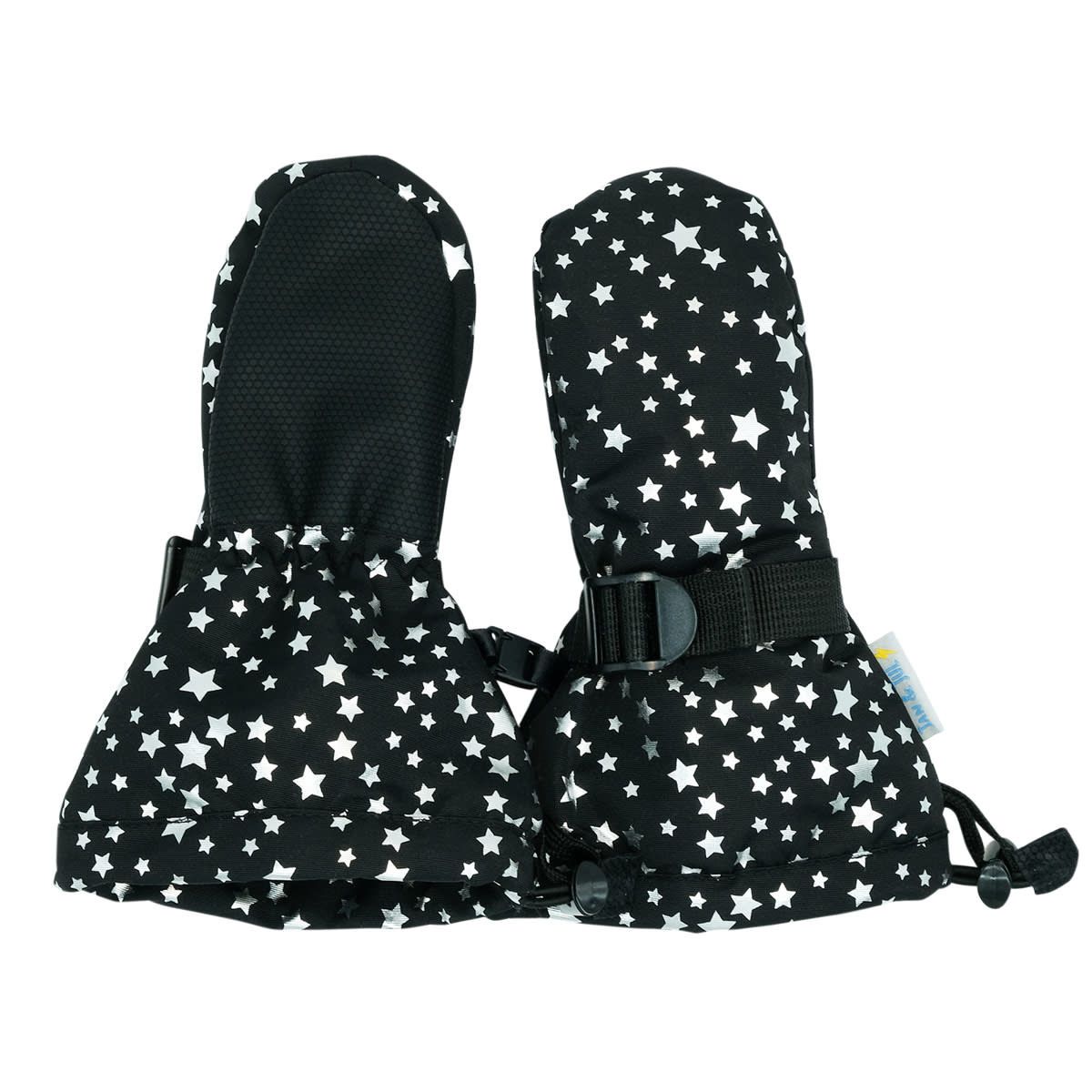 Jan &amp; Jul Toasty-Dry Waterproof Mitten- Blk Star