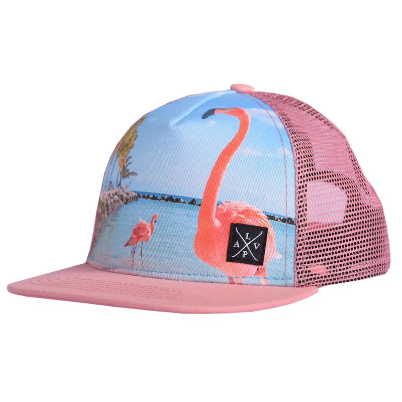L&amp;P Snapback Hat Flamingo