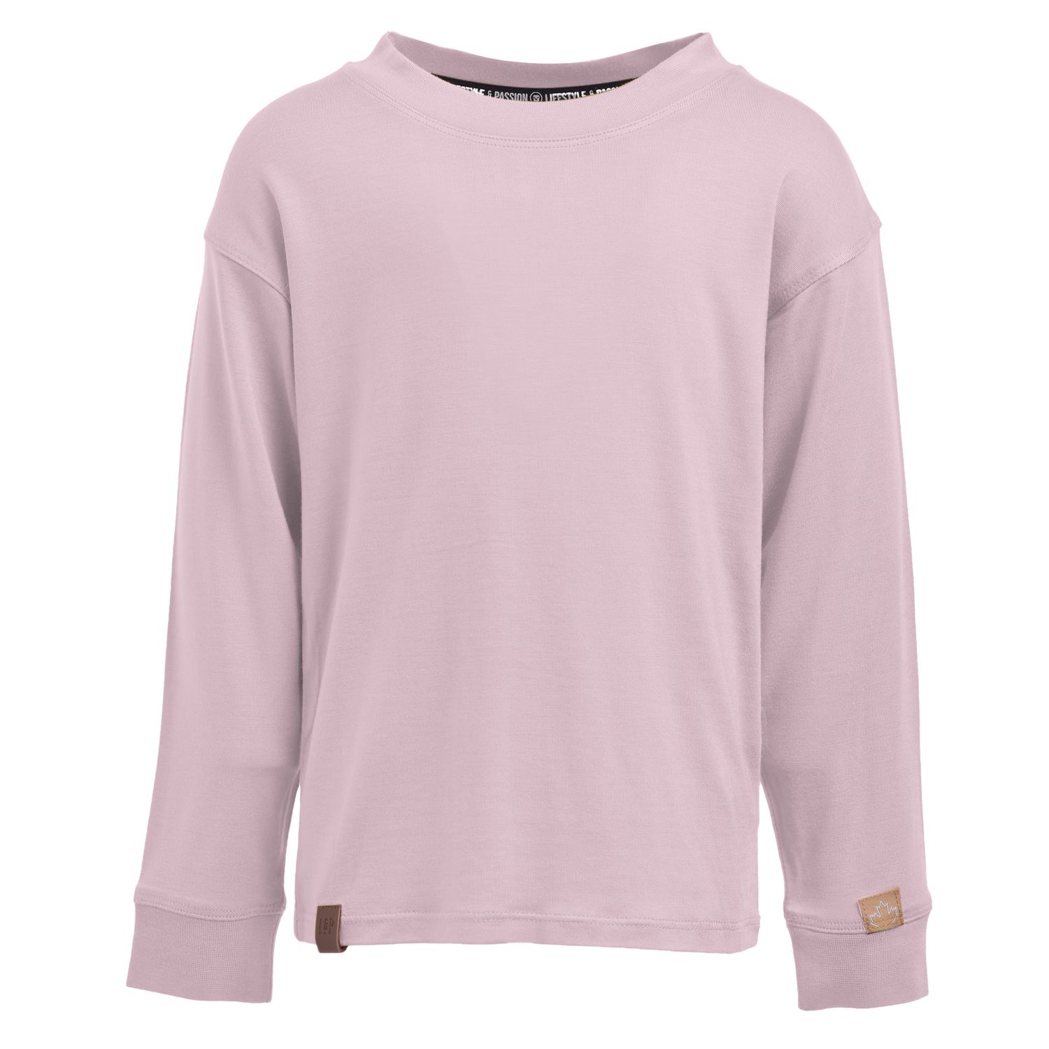 L&amp;P Apparel Long Sleeve T-Shirt- Rose