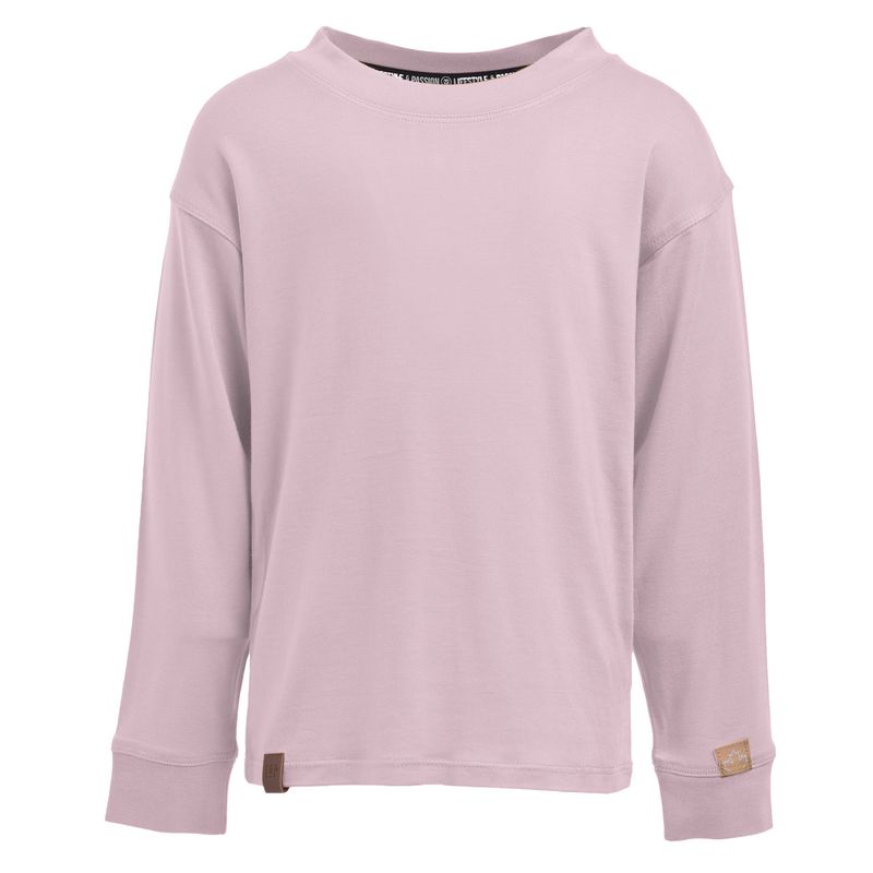 L&amp;P Apparel Long Sleeve T-Shirt- Rose