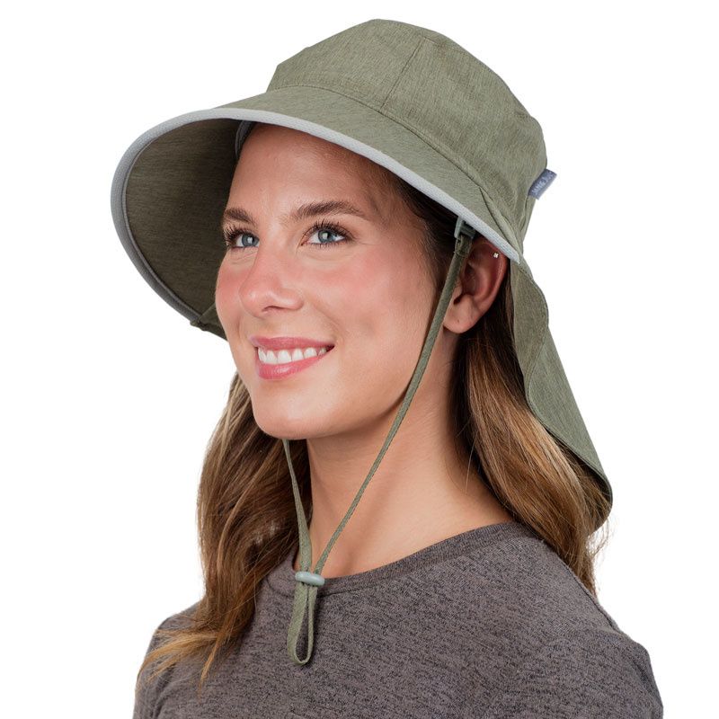 Jan &amp; Jul Aqua Dry Youth Adventure Hat- Army Green 