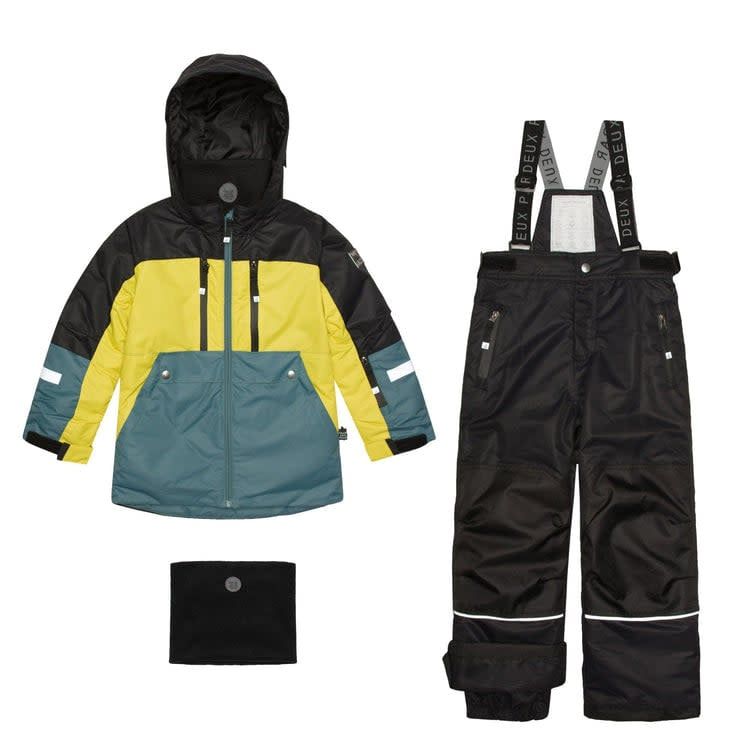 Deux par Deux Boys Two Piece Snowsuit- Colour Block