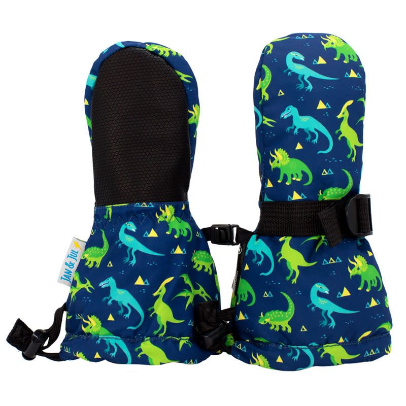 Jan &amp; Jul Toasty-Dry Waterproof Mitten- Dinoland
