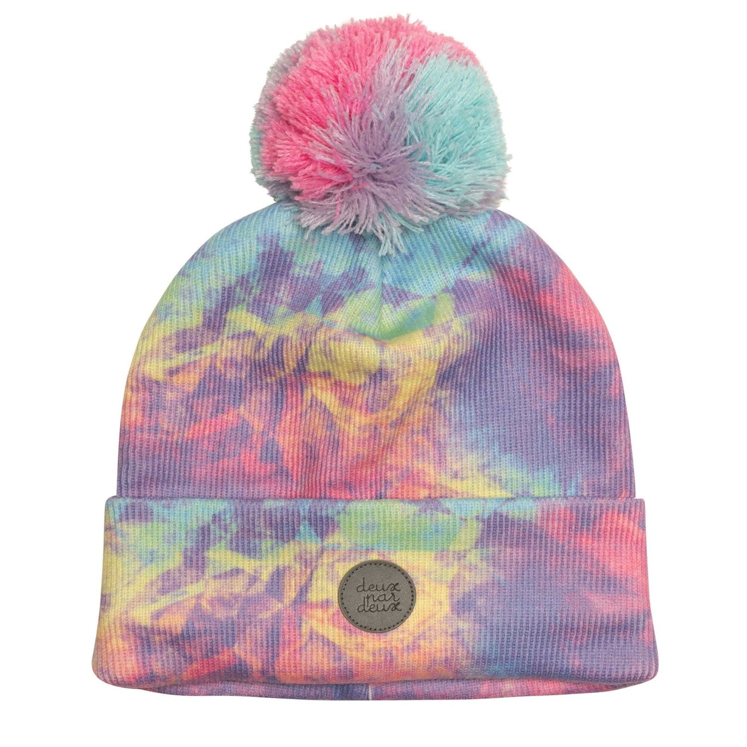 Deux par Deux Knit Hat- Frozen Rain 