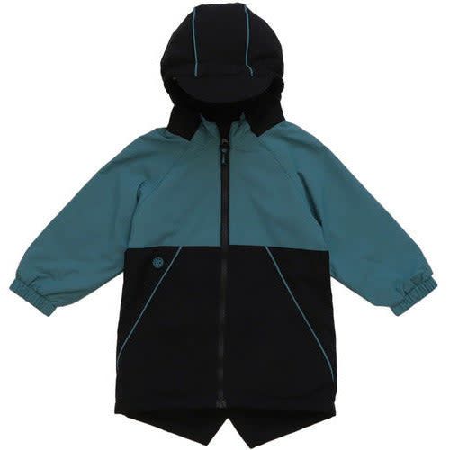 Calikids Long Back Jacket- Teal 