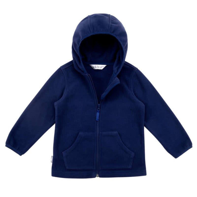 Jan &amp; Jul Fleece Jacket- Navy