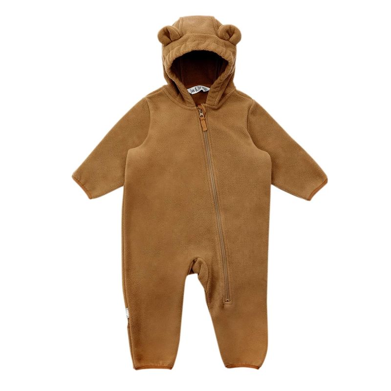 Jan &amp; Jul Fleece Suit- Soft Brown