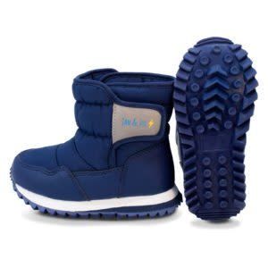 Jan &amp; Jul Toasty-Dry Puffy Winter Boots- Navy