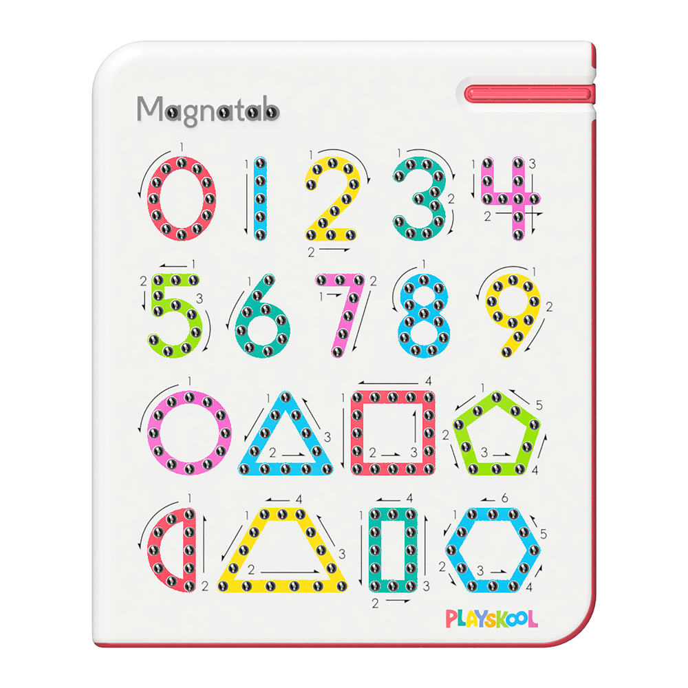 Playskool Magnatab 0-9 Numbers &amp; Shapes