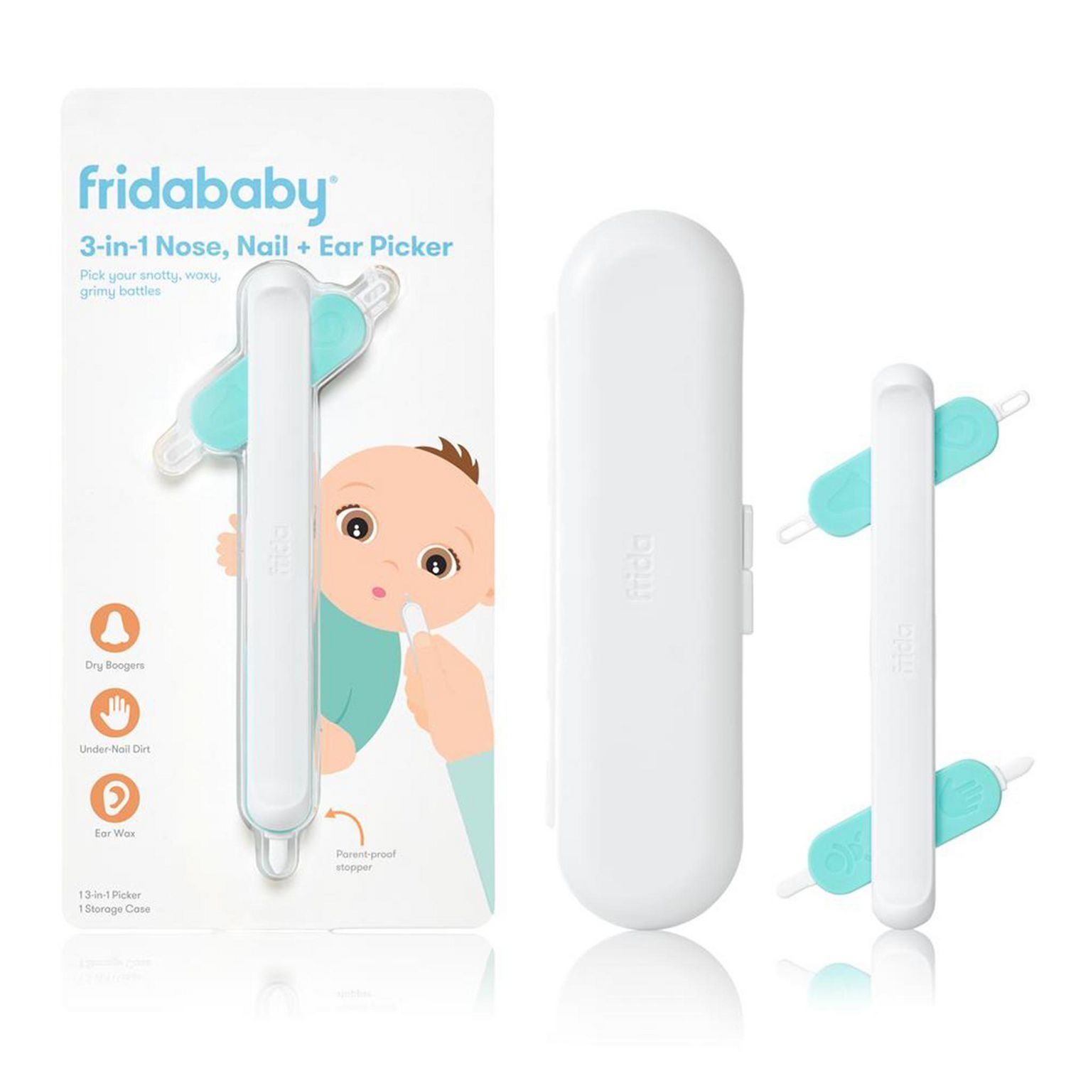 Fridababy 3-in-1 Nose, Nail &amp; Ear Picker