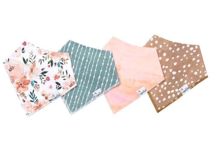 Copper Pearl Bandana Bib Set- Autumn