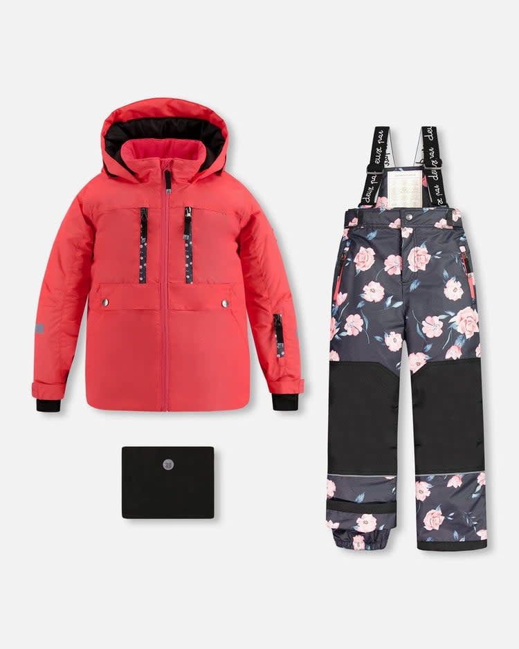 Deux par Deux Two Piece Snowsuit 5- Roses