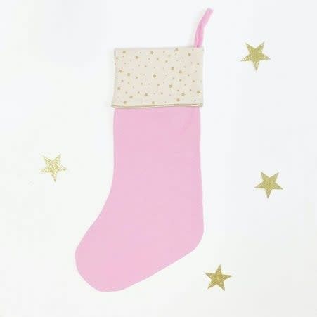Rockahula Starry Christmas Stocking- Pink
