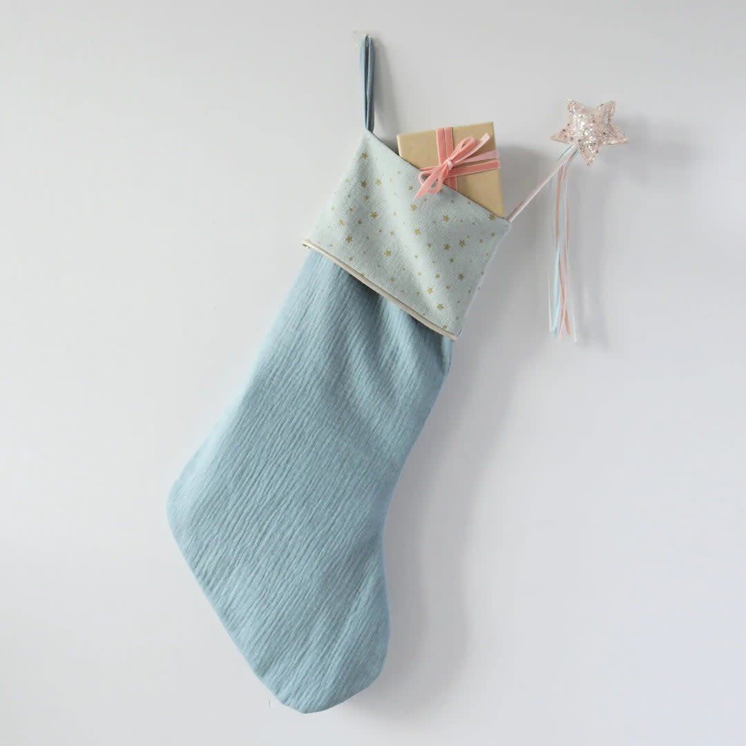 Rockahula Starry Christmas Stocking- Blue