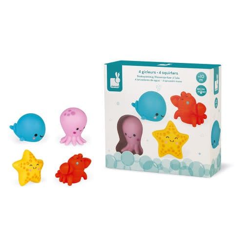 Janod 4 Sea Animal Squirters
