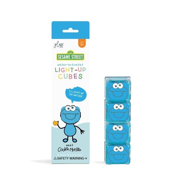 Glo Pals Sesame Street Light Up Cubes- Cookie Monster