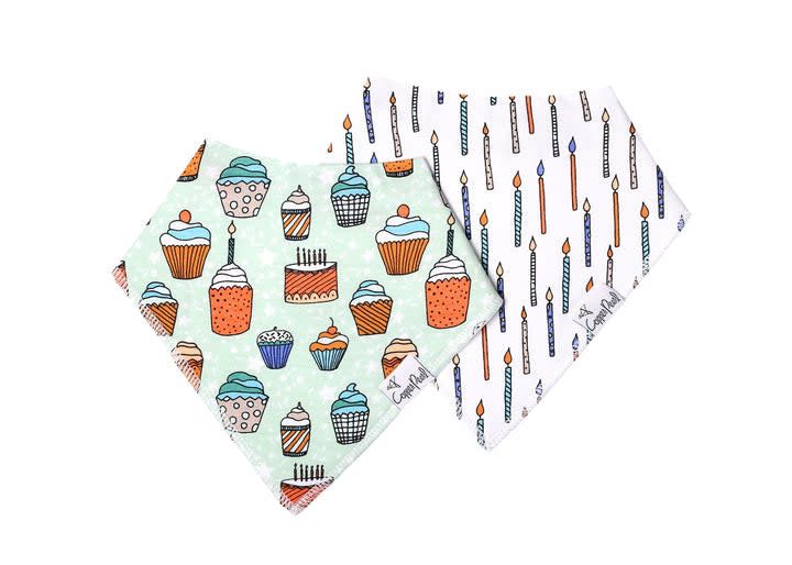 Copper Pearl Bib 2pc Set-  Confetti