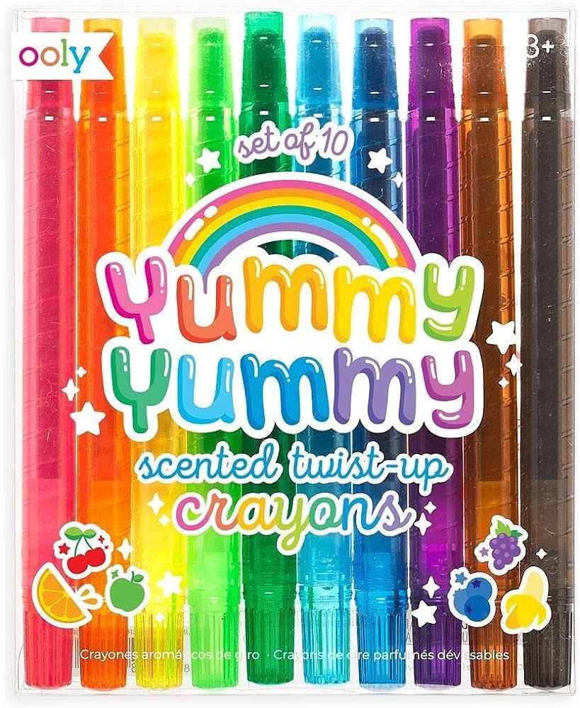 Ooly Yummy Yummy Scented Twist Up Crayons 10pk