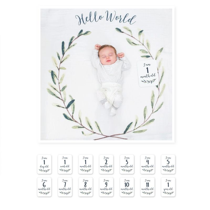 Lulujo Baby&#39;s 1st Year Set- Hello World