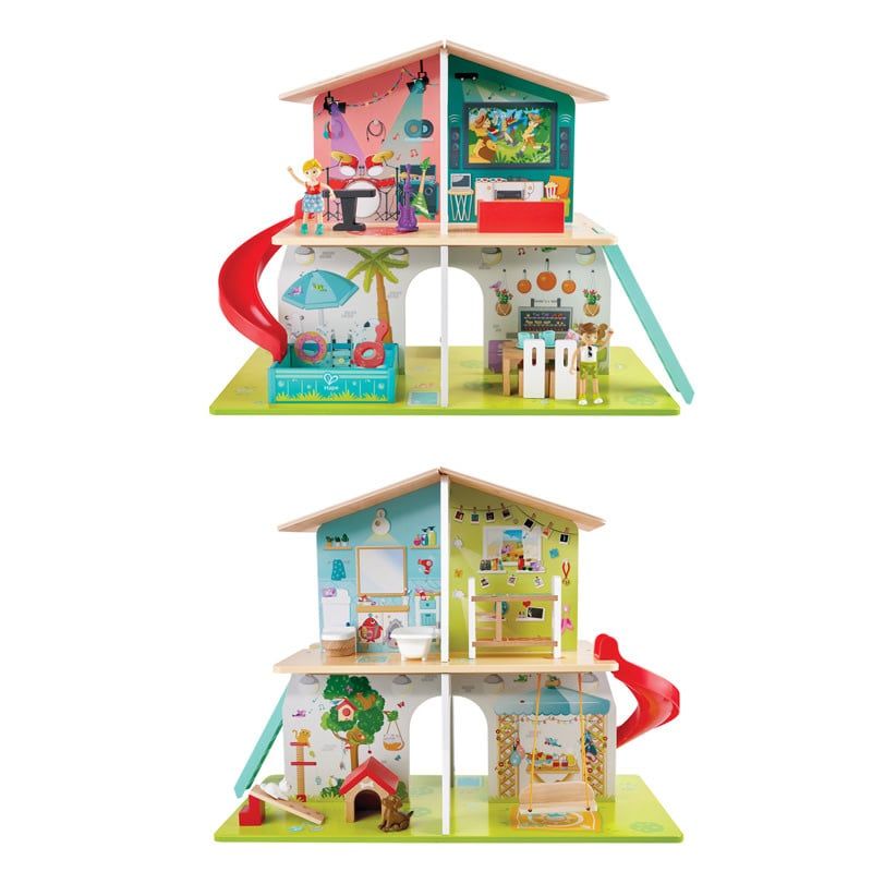 Hape Rock &amp; Slide Musical Doll house