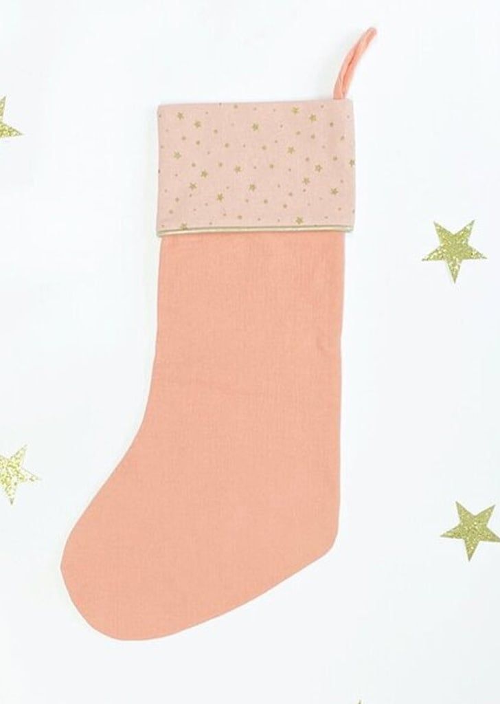 Rockahula Starry Christmas Stocking- Coral