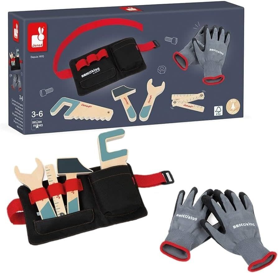 Janod Toolbelt &amp; Gloves