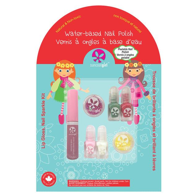 SunCoatGirl Lip Gloss Nail Sparkle Kit