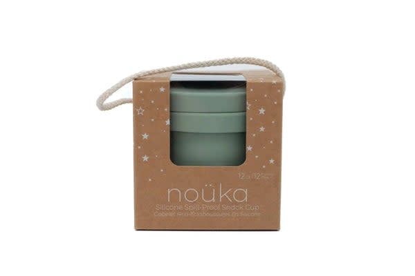Nouka Spill-Proof Snack Cup- Light Storm