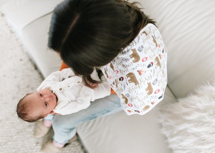 Copper Pearl Premium Burp Cloths- Lumberjack