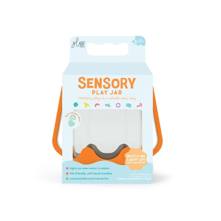 Glo Pals Sensory Light Up Jar- Orange