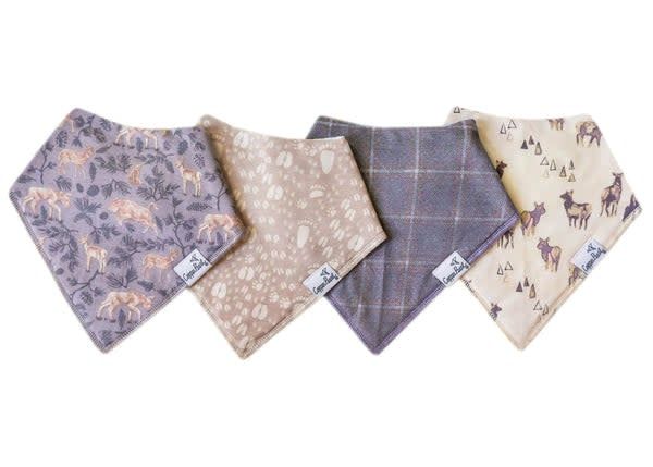 Copper Pearl Bandana Bib Set- Timber