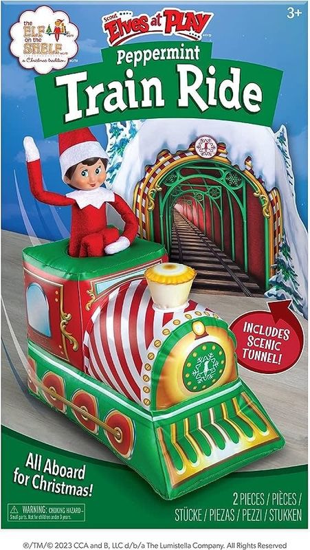Elf on the Shelf Peppermint Train Ride