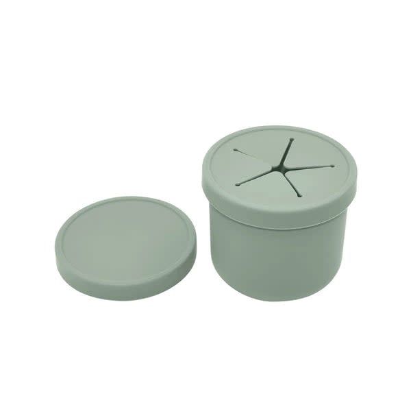 Nouka Spill-Proof Snack Cup- Leaf
