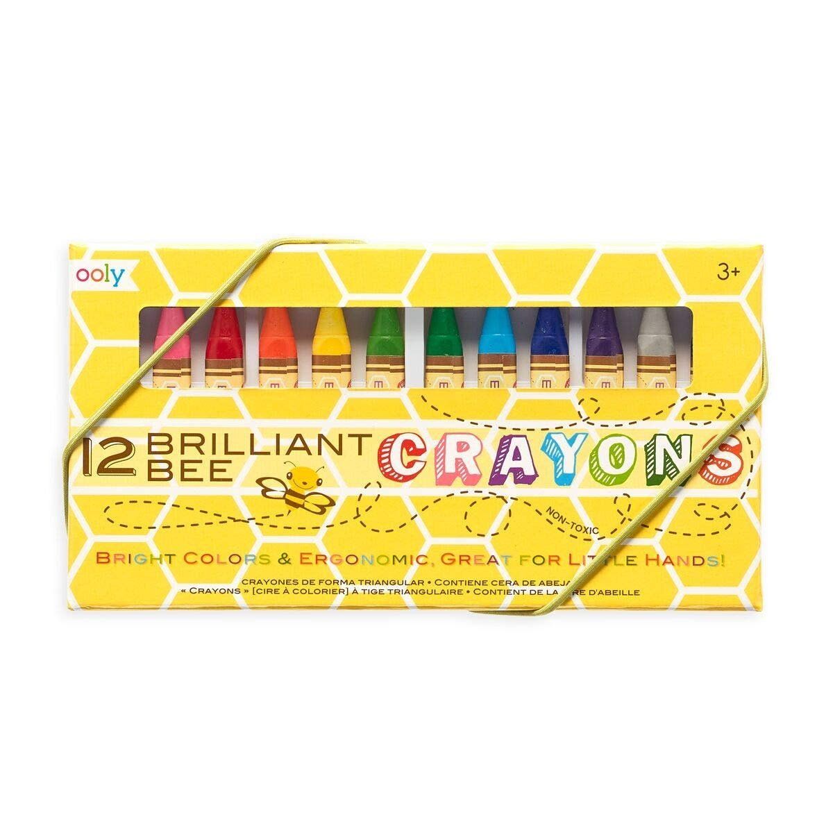 Ooly Brilliant Bee Crayons 12pk