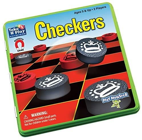 Take ‘N’ Play Game Tin, Color: Checkers