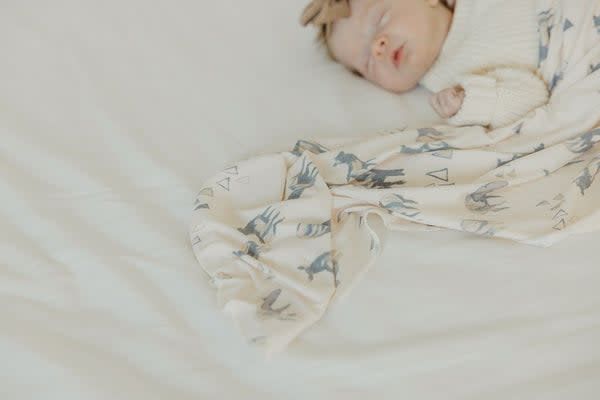 Copper Pearl Swaddle Blanket- Cody