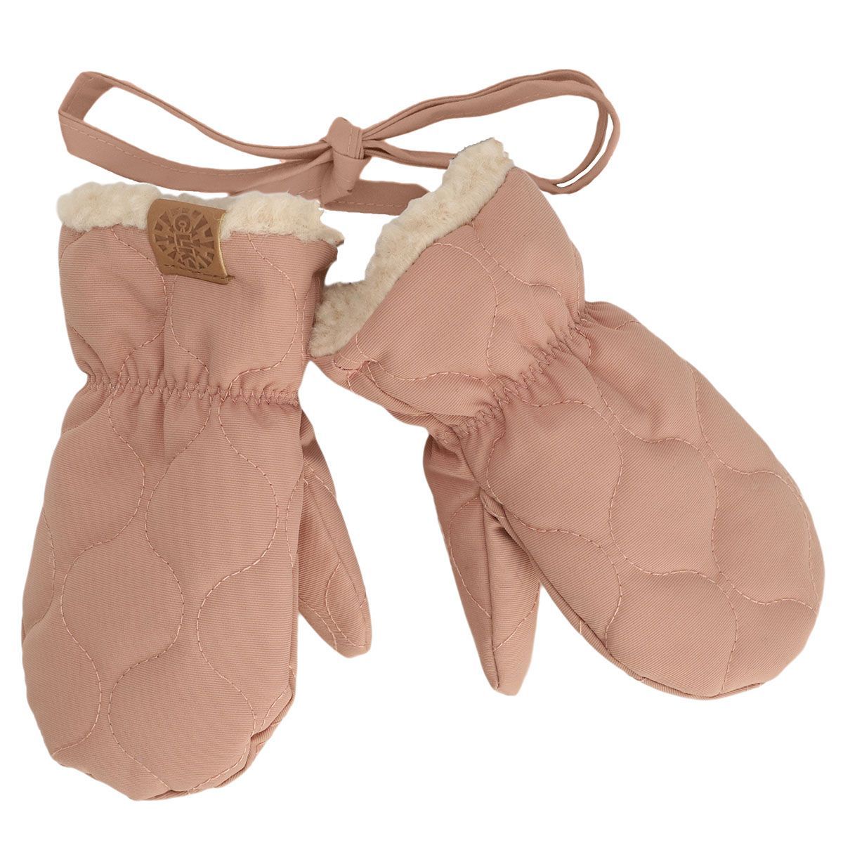 Calikids Nylon Corded Mitten- Rose
