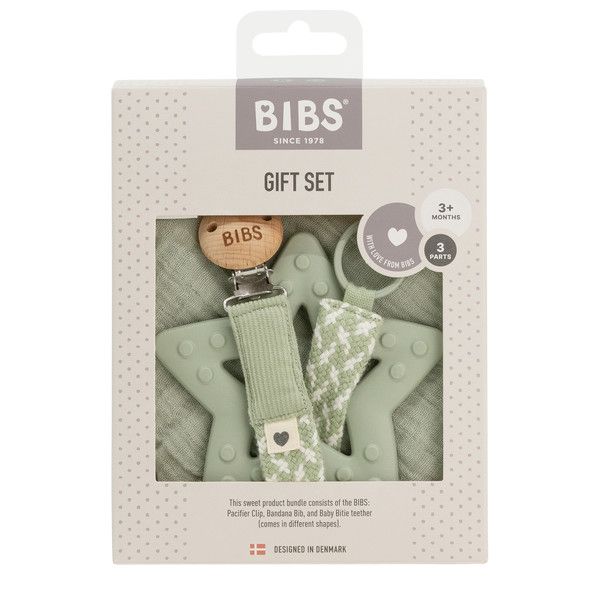 BIBS My First 6 Months Gift Set- Sage