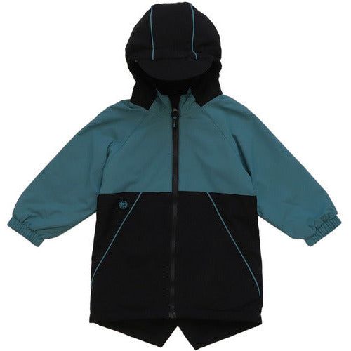 Calikids Long Back Jacket- Teal , Size: 2T