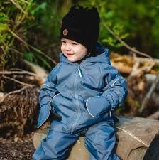Calikids Microfleece Lined Jacket- Slate Blue